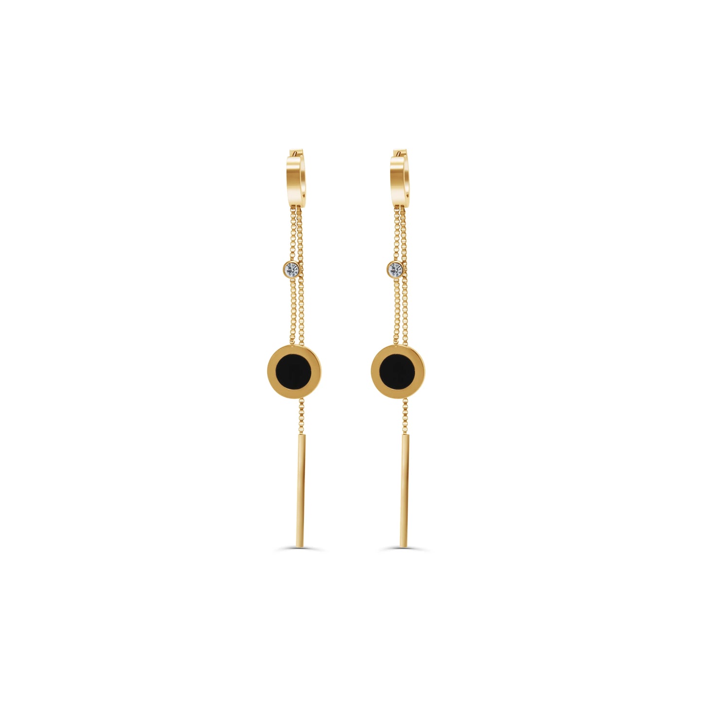 Lua Black Earrings